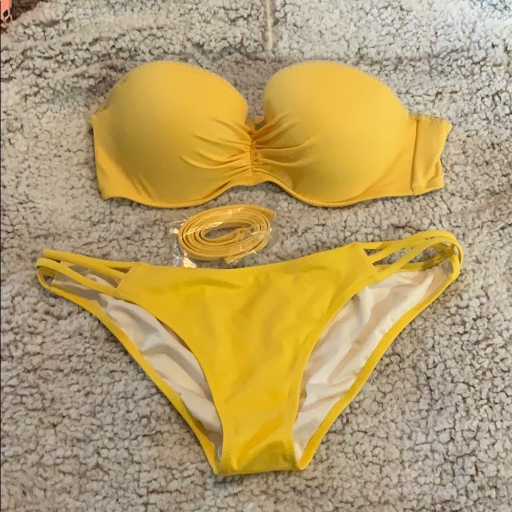 Yellow Victoria’s Secret Bandeau